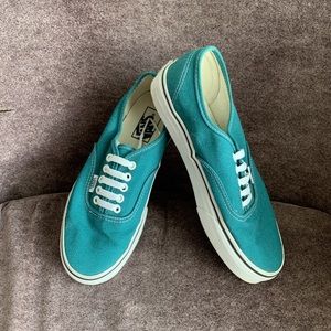 teal vans
